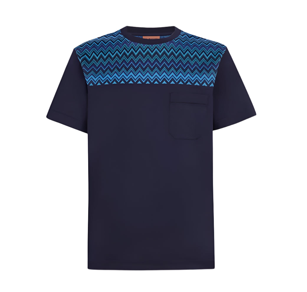 Missoni Zig Zag T-Shirt - Navy/Blue
